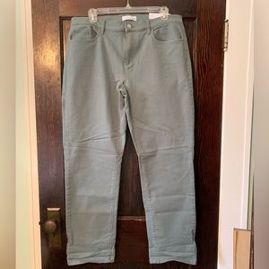 LOFT Super Soft Girlfriend Pants in Twill